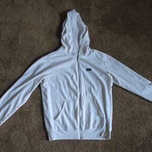White HBO Zip-Up Hoodie